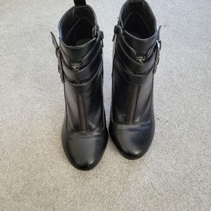 Leather boots